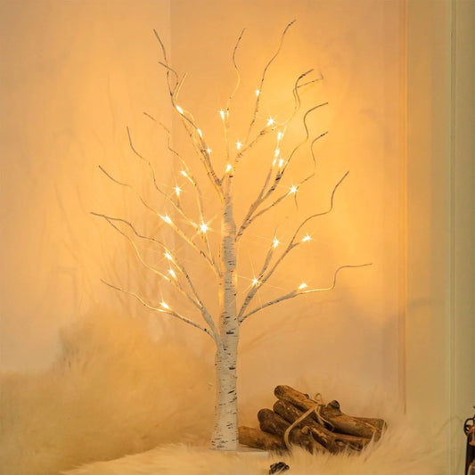 LED Birch Tree Lamp for Indoor Home Decoration