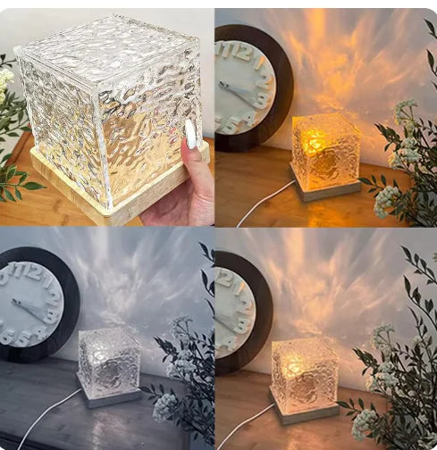 Water Ripple Crystal Night Lamp