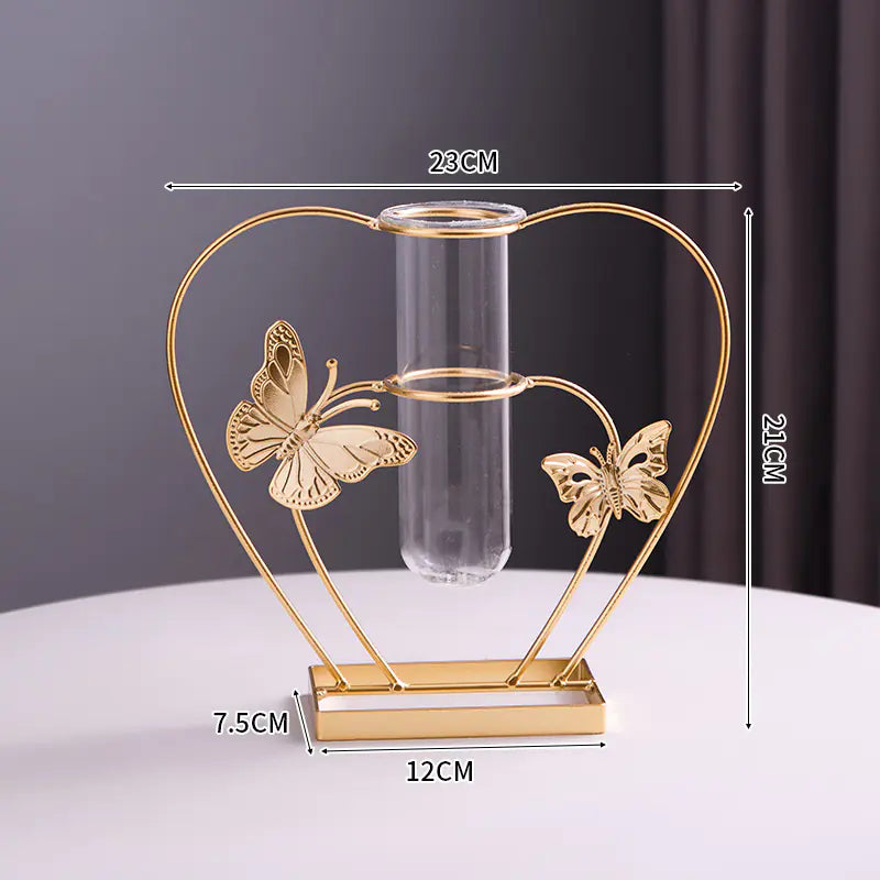 Home Decor Faux Flower Vase for Table Decoration