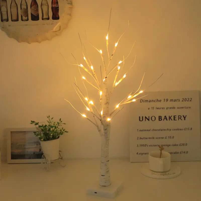 LED Birch Tree Lamp for Indoor Home Decoration