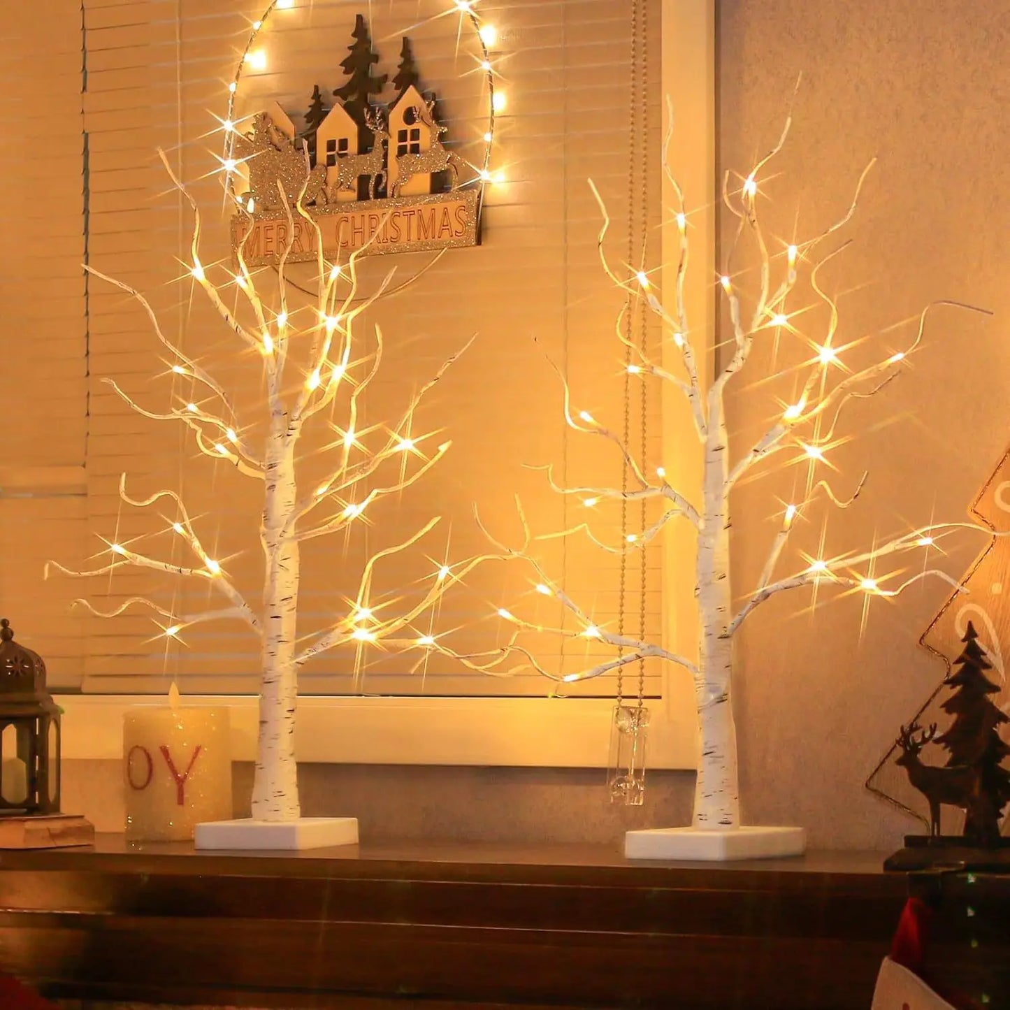 LED Birch Tree Lamp for Indoor Home Decoration