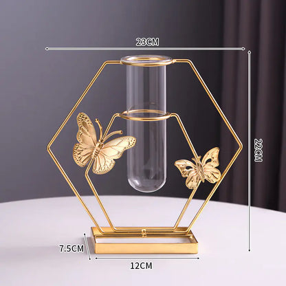 Home Decor Faux Flower Vase for Table Decoration
