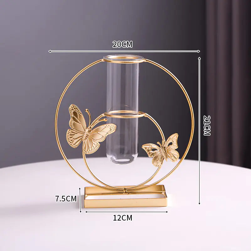 Home Decor Faux Flower Vase for Table Decoration