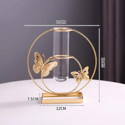 Home Decor Faux Flower Vase for Table Decoration
